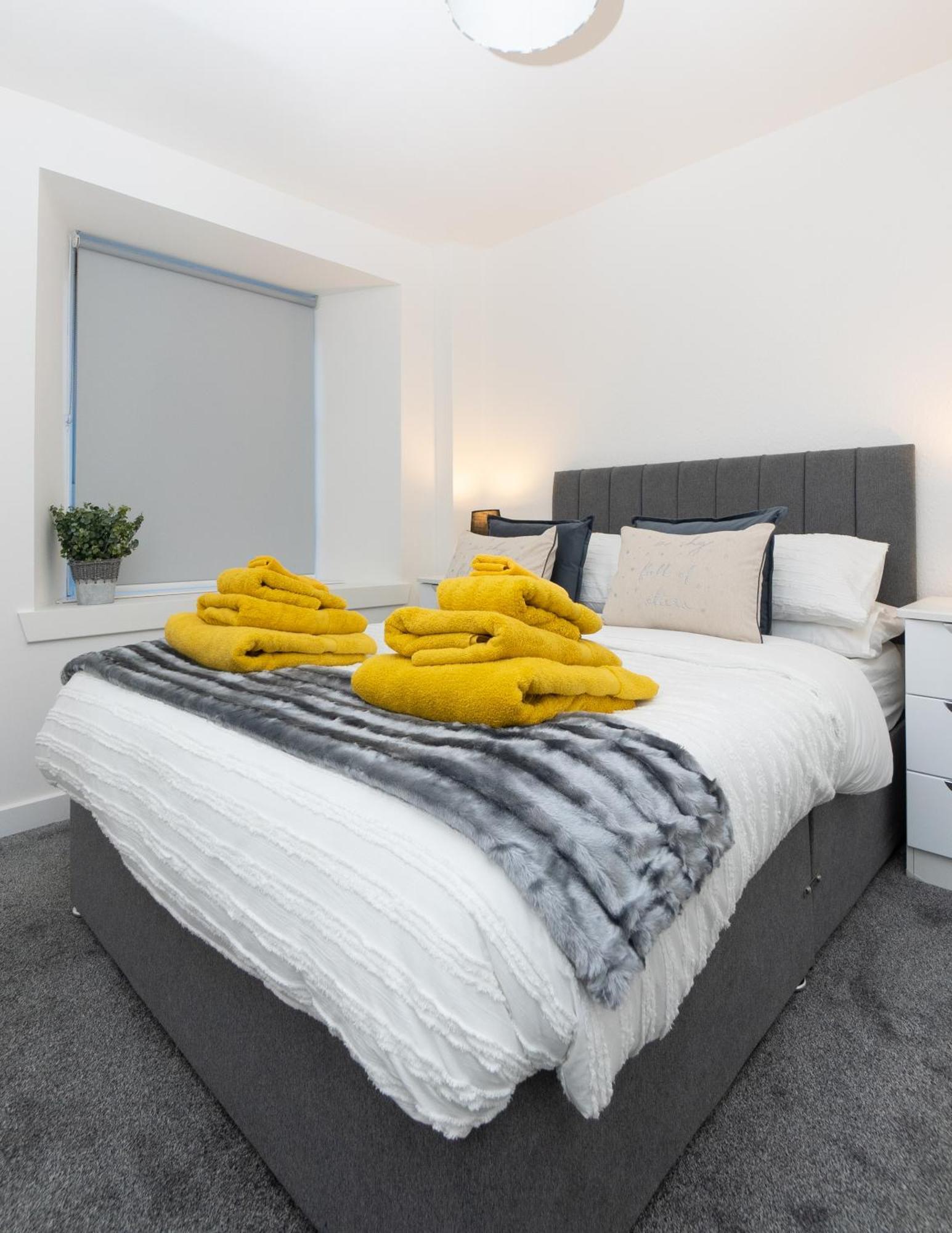 Central City Stay - Sja Stays - 1 Bed Apartment 애버딘 외부 사진